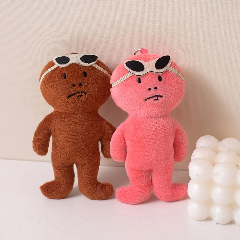 الإبداعية الغريبة أفخم المفاتيح لطيف الكرتون دمية محشوة على ظهره مفاتيح السيارة ديكور قلادة Kawaii هدية للبنين بنات