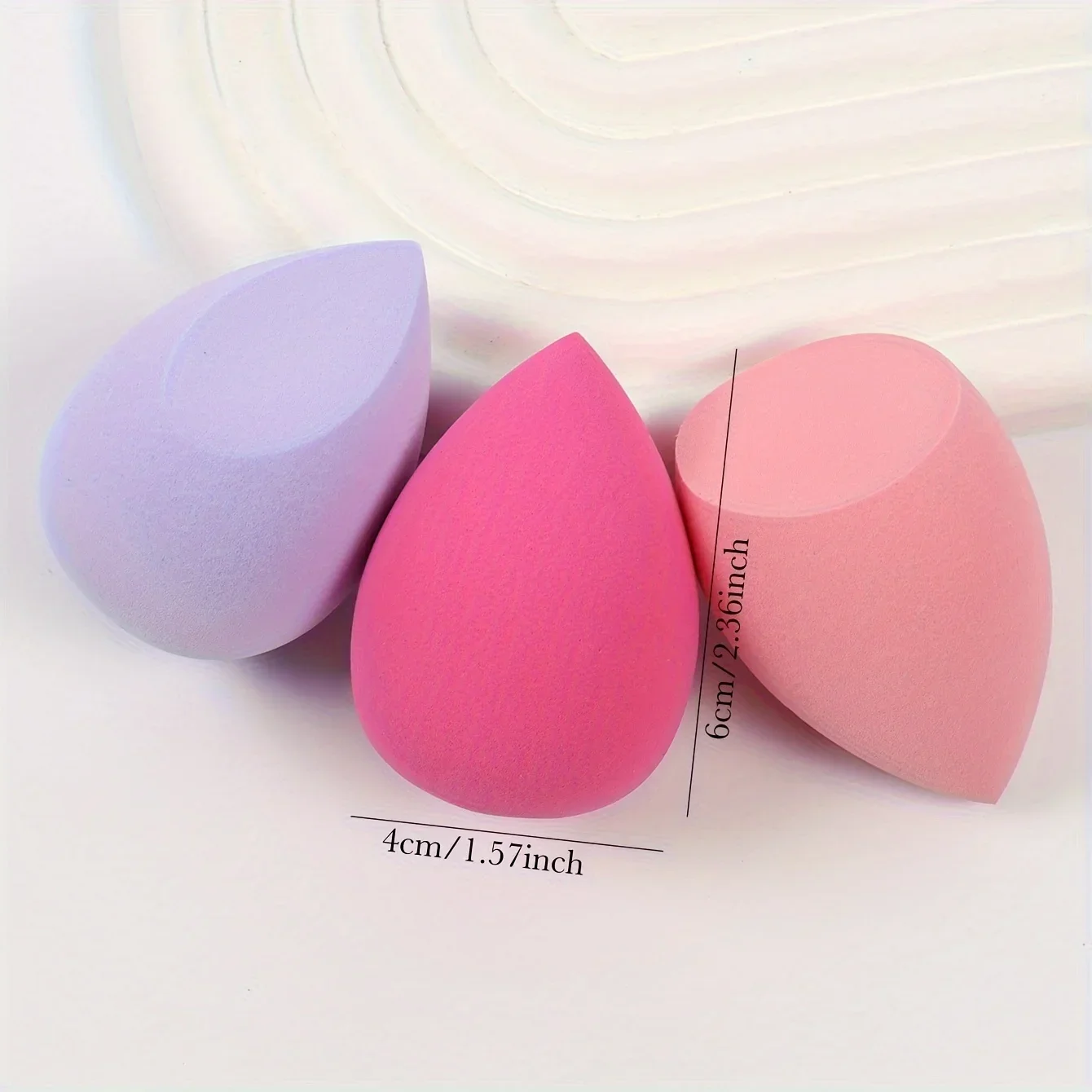 ชุดฟองน้ำแต่งหน้า 20 ชิ้น - ใช้ได้สองแบบ สำหรับรองพื้น/คอนซีลเลอร์ วีแกน เป็นมิตรกับสิ่งแวดล้อม ผลิตจาก PU ที่ใช้น้ำเป็นส่วนประกอบ เหมาะสำหรับทุกสภาพผิว