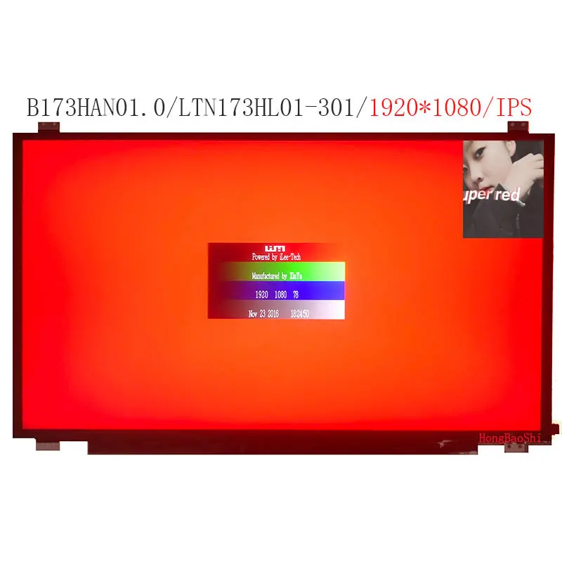 B173HAN01.0 fit B173HAN01.3 B173HAN01.7 N173HCE-E31 LTN173HL02 LTN173HL01 LP173WF4 SPF1 30 pin IPS LCD SCREEN PANEL Display