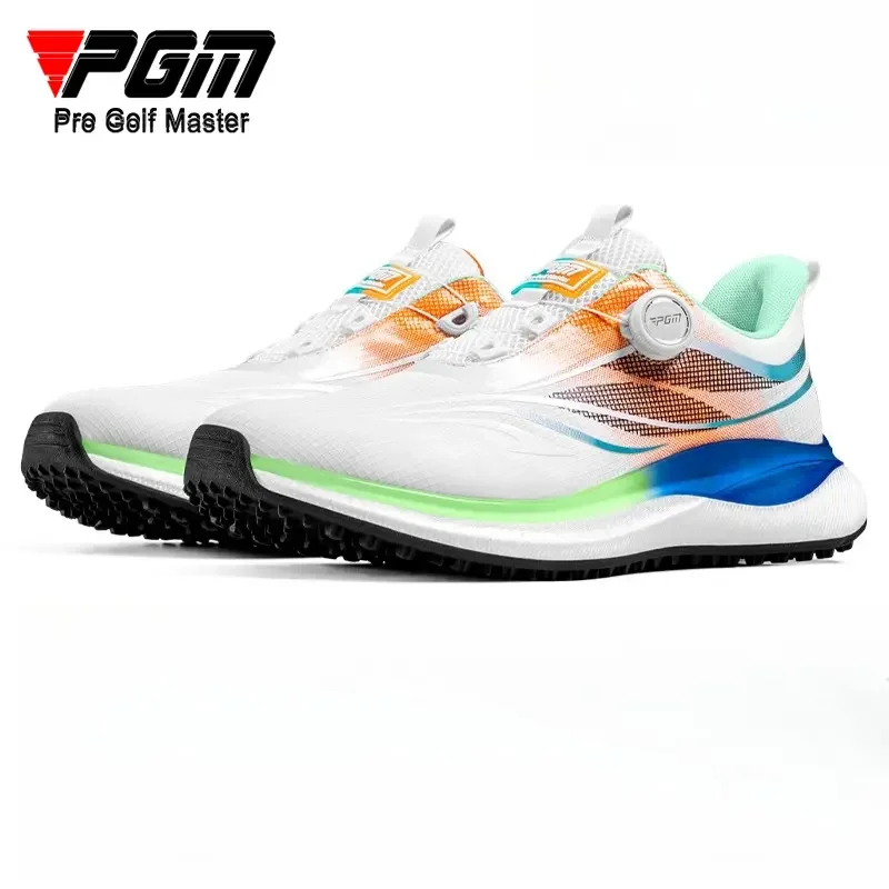 

PGM Men's Golf Shoes Summer Breathable Knob Lace Outdoor Sports Sneakers XZ418