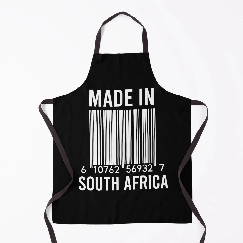 

Made In South Africa Apron christmas cooks clothes man chef uniform Apron