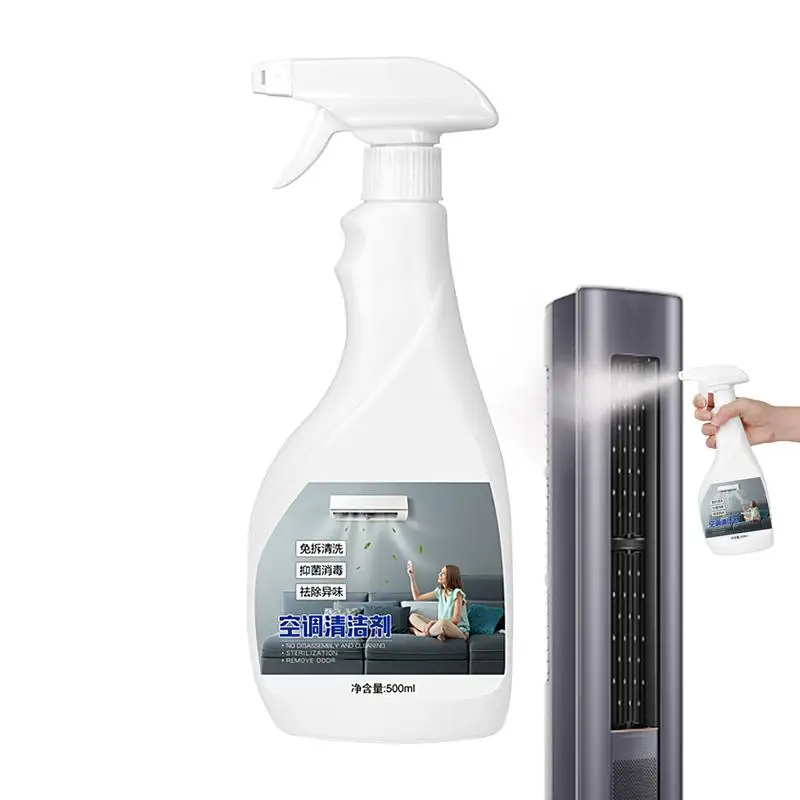 

Очиститель переменного тока, пенный спрей, 500 мл, эффективный очиститель пены, очиститель испарителя переменного тока, очиститель кондиционера, безопасный и простой