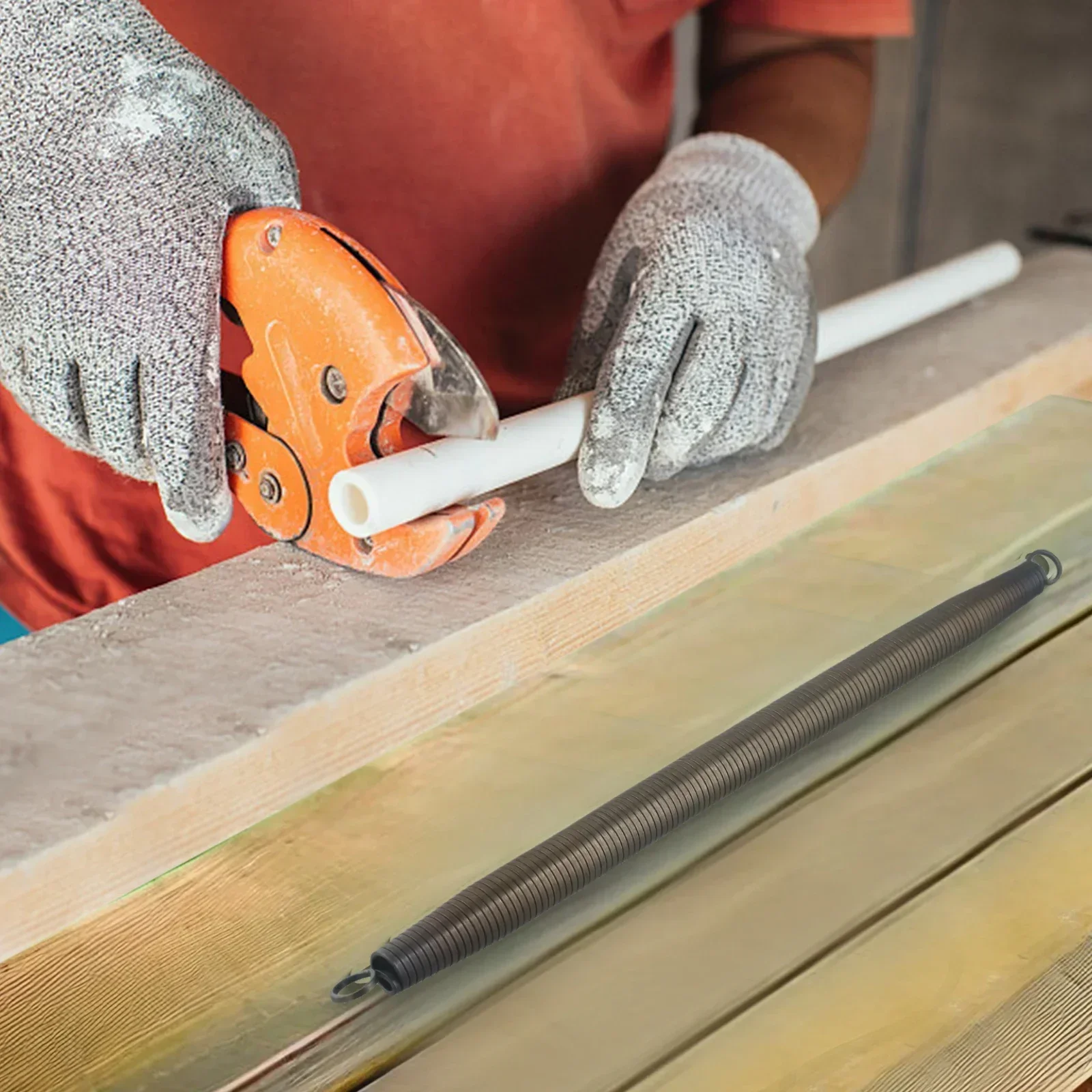 수동 PVC 파이프 벤더 도구, 3/4/6 포인트 벤딩, 420mm 길이, 홈 장식 및 배관용 용수철 디자인