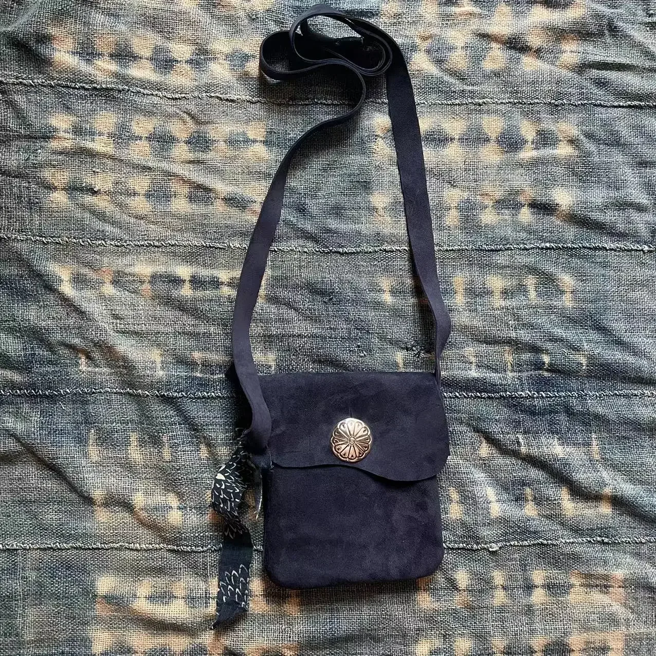 

[Retail And Wholesale]VISVIM WMV KOFU MEDICINE BAG Gubu silver coin buckle natural dye medicine bag messenger bag 080