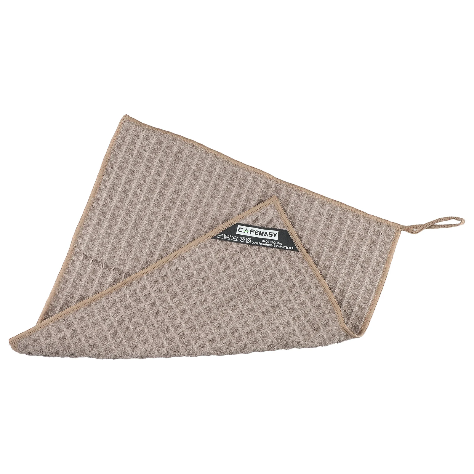 

Durable Bar Cloth Cleaning Bar Accessories Tool 30*30cm Brown Cotton Very Good Water Absorption White Kitchens