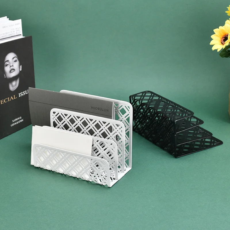 Creative Stamping Storage Rack Multifunctional Metal Three-layer Letter Storage Rack for Magazine Correspondence Storage