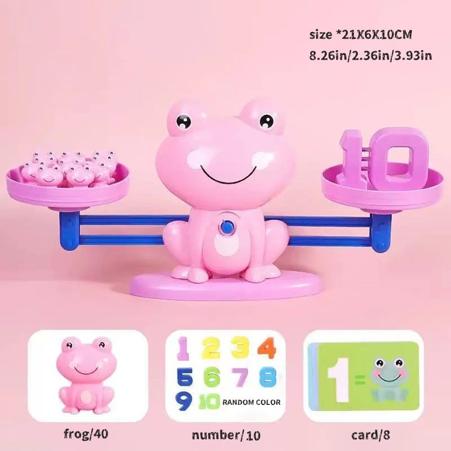 Mathematische Intelligenz Mathe Spielzeug Lustige Frosch Skala Kinder Frühe Bildung Spielzeug Addition Subtraktion Balance Aufklärung