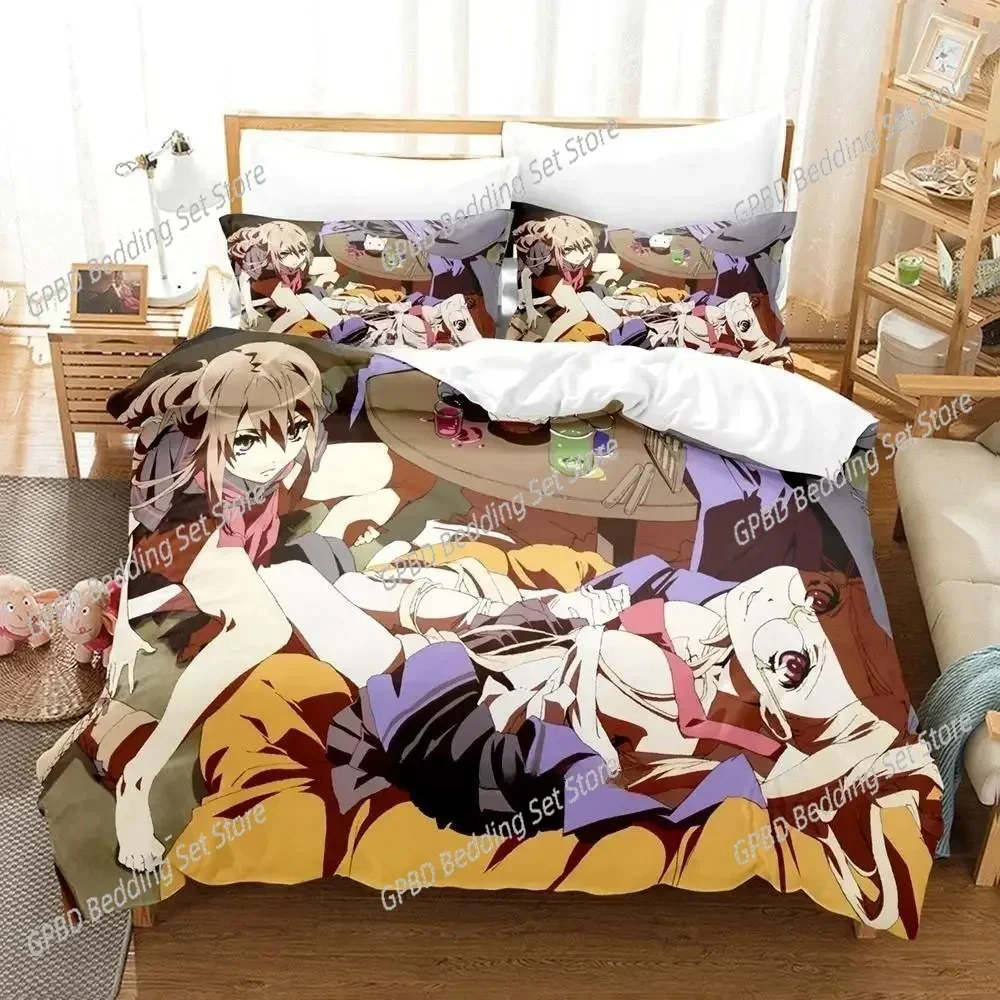 Okami-san and Her Seven Companions Bedding Set Bedroom Soft Modern Bedspreads Comefortable Duvet Cover Quilt Cover Pillowcase