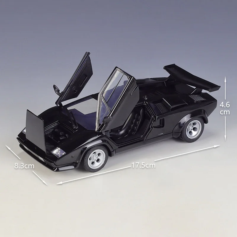 WELLY 1:24 Lamborghini Countach LP5000S Alloy Scale Car Model Diecast Metal Miniature Car Collection Children Toy Vehicle Gift ﻿