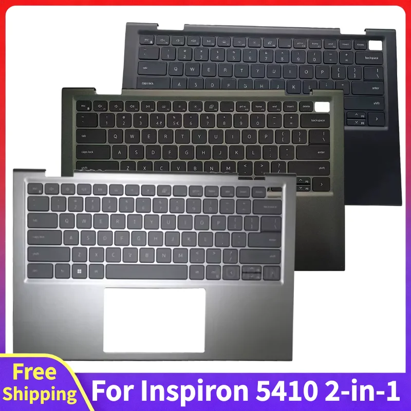 For Inspiron 5410 2-in-1 5415 2-in-1 7415 2-in-1 P147G New Laptop Keyboard Palmrest Cover Computer Accessories Replace Case Part