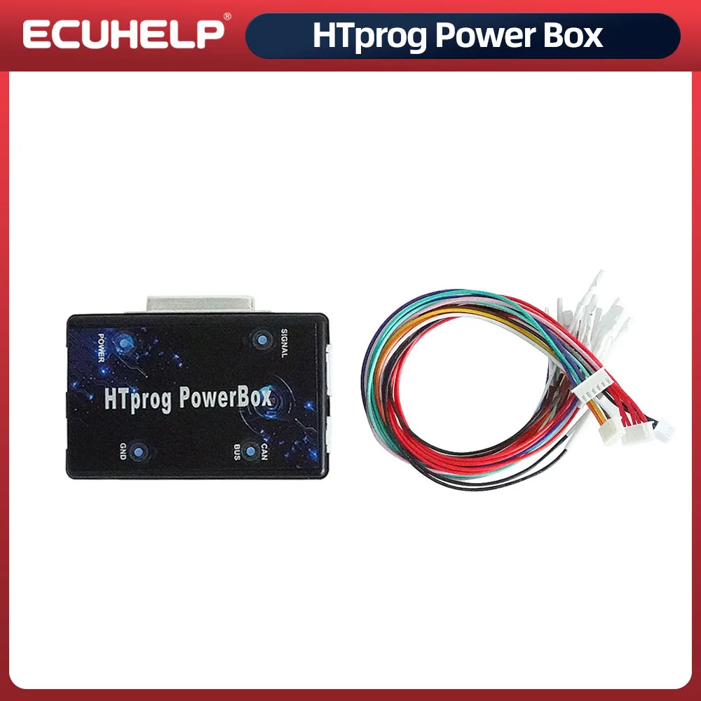 

ECUHELP HTprog Power Box for HTprog ECU Programmer / ECU Clone Tool etc Support on Bench / Boot / BDM