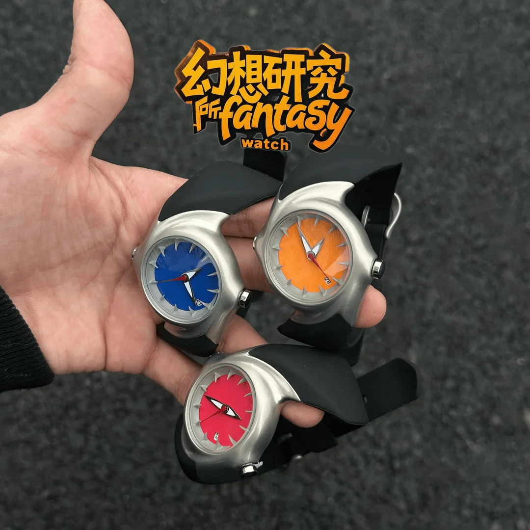 Y2K Research Institute Millennium Retro Unique Design High-End Feel Silicone Strap Unisex Niche Personality Accessory