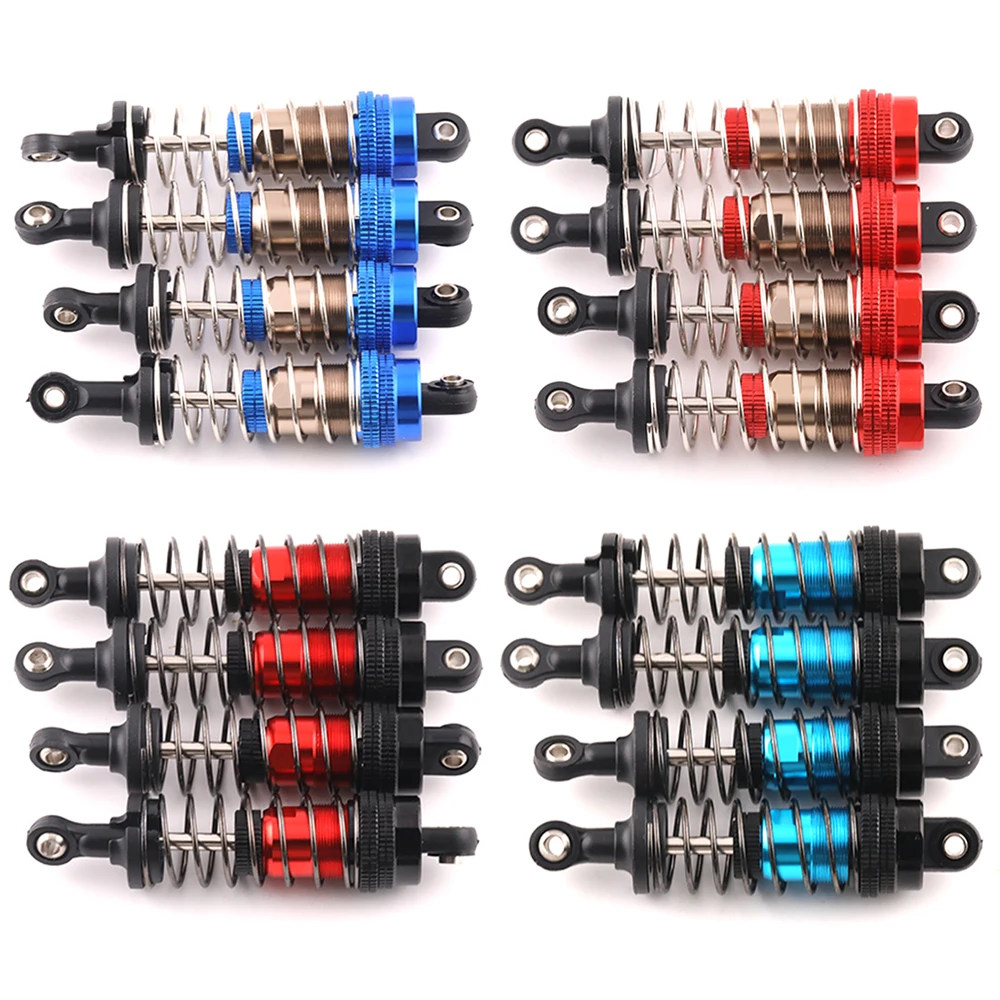 Hydraulic Shock Absorber For SCY 16101 16102 Pro Wltoys 124008 124017 MJX Hyper Go 16207 16208 16210 14301 14210 RC Car Upgraded