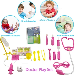 Arztspiel für Kinder, Bildungsspielzeug, Doktor, Zahnarztwerkzeuge, Stethoskop, Geschenk für Jungen und Mädchen, 30pcs Hauptkinder Zahnverkauf - №6