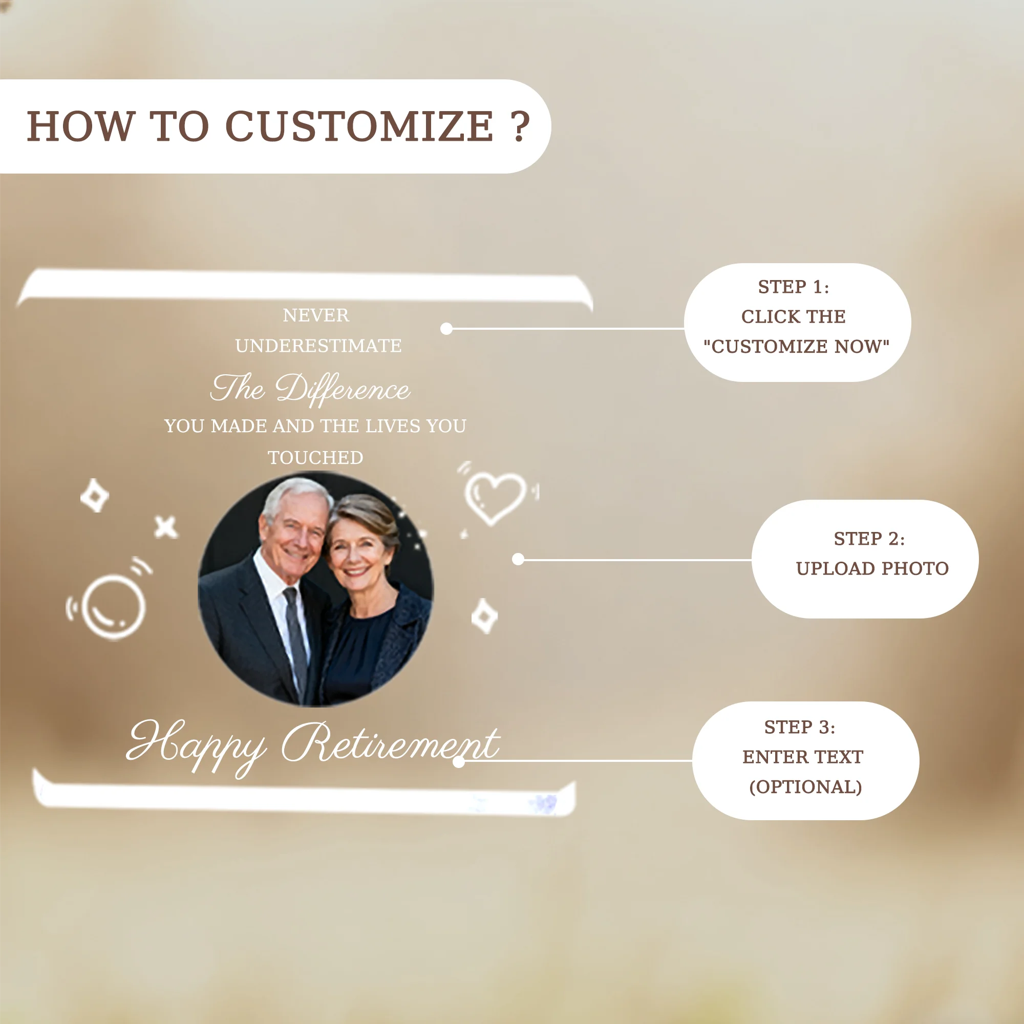 Personalized Photo Acrylic Block Custom Retirement Gift  for Boss Teacher Tribute Appreciation Acrylic Plaque Present Keepsake