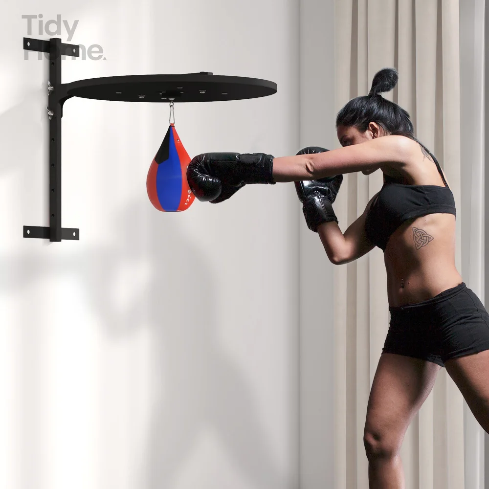 

Adjustable&Space-Saving Speed Bag , Wall Mounted Punching Bag with 360-Degree Swivel for Home Fitness,durable boxing equipment
