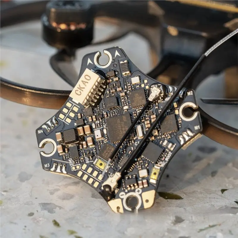 ABUM-AT32 F435 AIO Flight Controller 2-3S Built-In ELRS Wireless For RC FPV Drone Adjustable Parameters