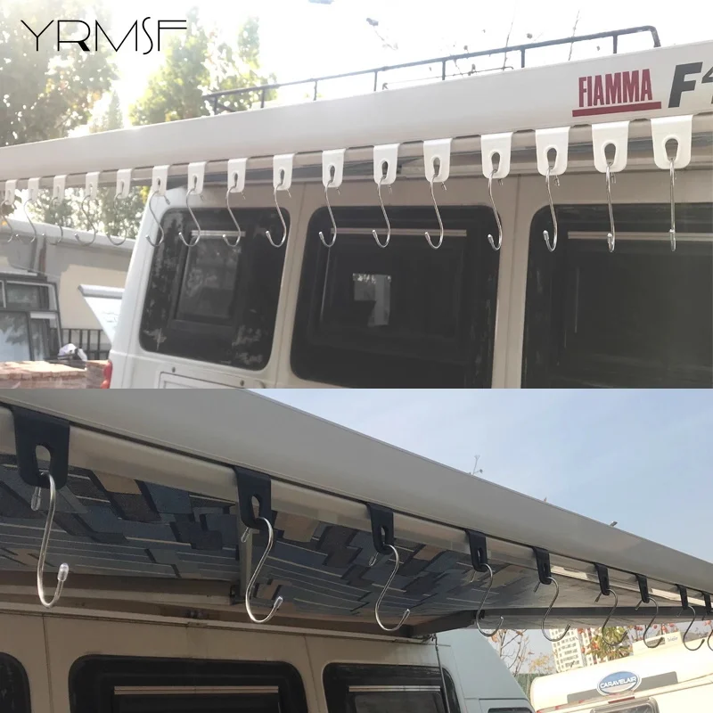 

10/5 шт. сверхмощный крючок для тента на колесах, вешалки для палатки с отверстием, портативные крючки для тента для кемпинга, аксессуары для кемпера, путешествия