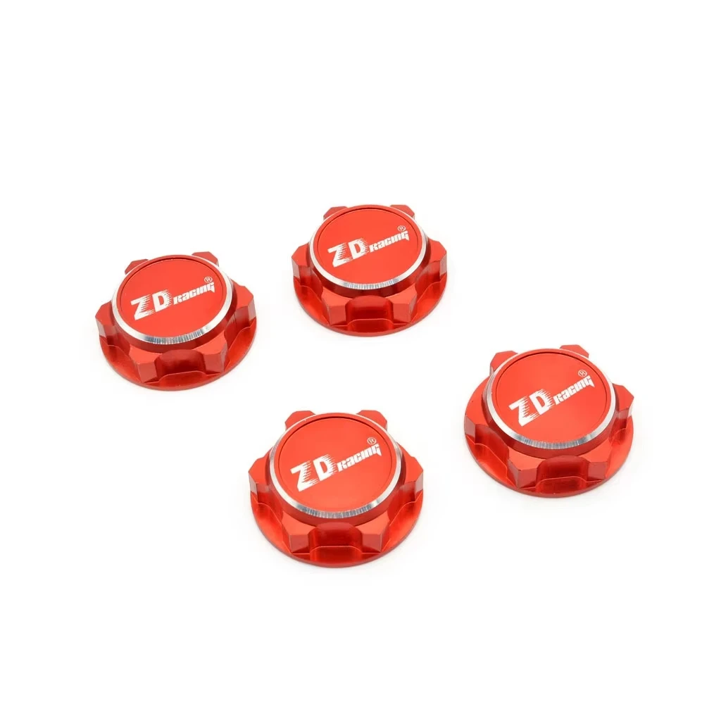 ZD 4pcs/set RC Car Aluminum 17mm Hex Wheel Nuts Dustproof Anti-Skid Non-slip for 1/8 Traxxas X-Maxx Summit E-Revo Buggy RC Truck
