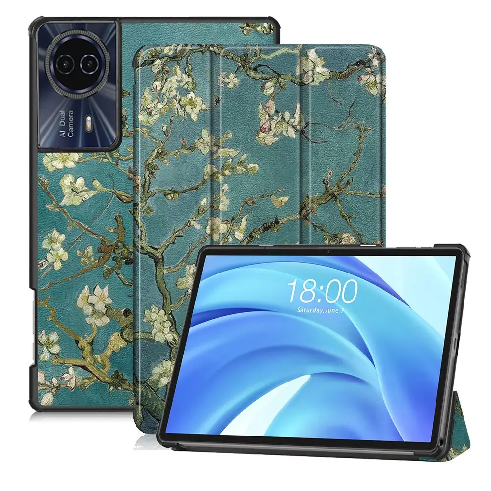 with Hard PC Back Shell Slim Flip Book Cover For Teclast T50 Plus/T50Max 2024 11