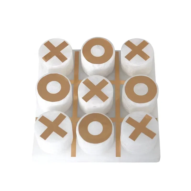 

Modern simple marble decorative chessboard ornaments, soft ornaments coffee table ornaments