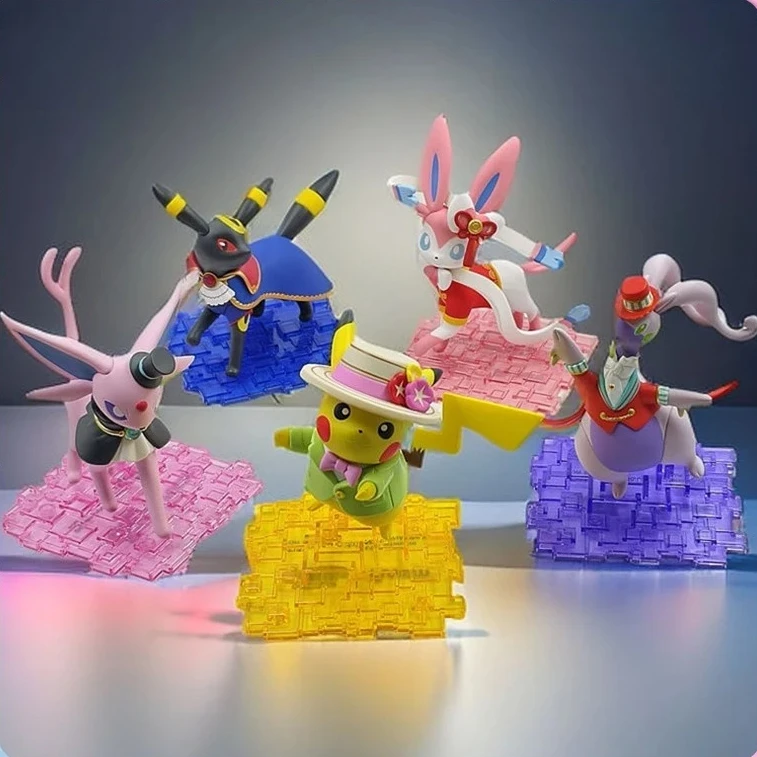 

В наличии: Оригинальные дизайнерские фигурки и игрушки PokéMon Unite G8 (Пикачу, Сильвеон, Эмбреон, Эспеон, Гудра)