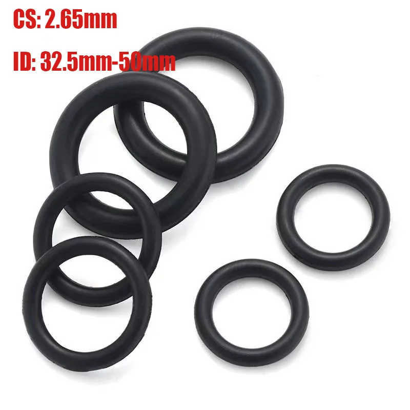 

Уплотнительное кольцо NBR CS 2,65 мм, внутренний диаметр 32,5–50 мм, уплотнительная шайба из нитриловой резины, сантехнические прокладки, маслостойкие, высокотемпературные ORings
