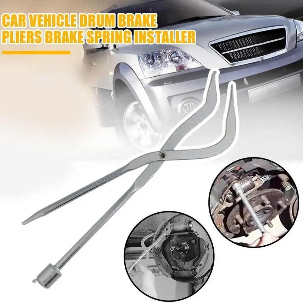 

1 шт., автомобильные барабанные тормозные линии, плоскогубцы для возврата пружины, установочный инструмент, ручной инструмент, 33 см, плоскогубцы для ремонта тормозной пружины, аксессуары для разборки