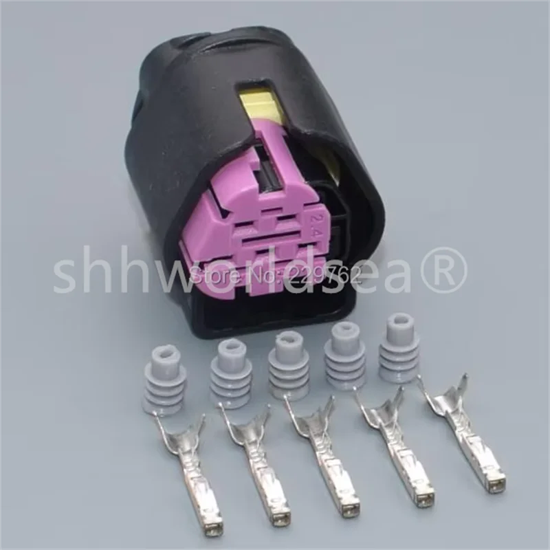 

Shhworldse Код A Женский 5-контактный автомобильный электрический разъем для проводов 1928405138 1 928 405 138 Датчик впрыска Подходит для VW Audi Ford