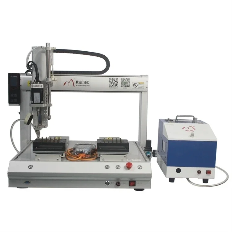 Double Platform Automatic screw locking machine Blow Type Automatic Locking Screw Machine High Efficiency