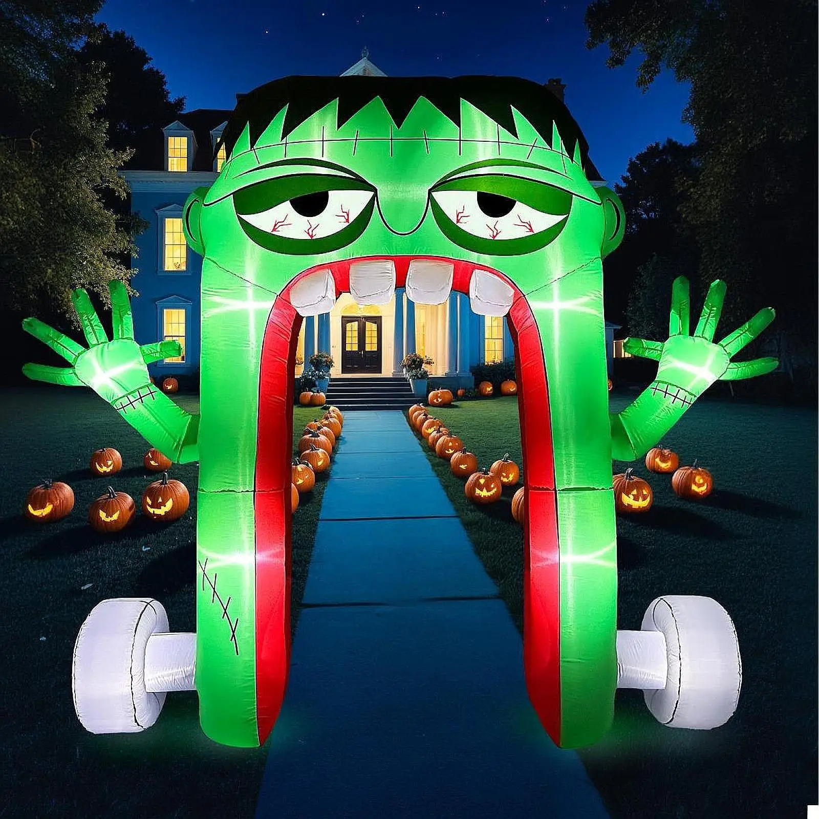 

Built in LED Light Lawn Halloween Inflatable Decoration Outdoor US Plug