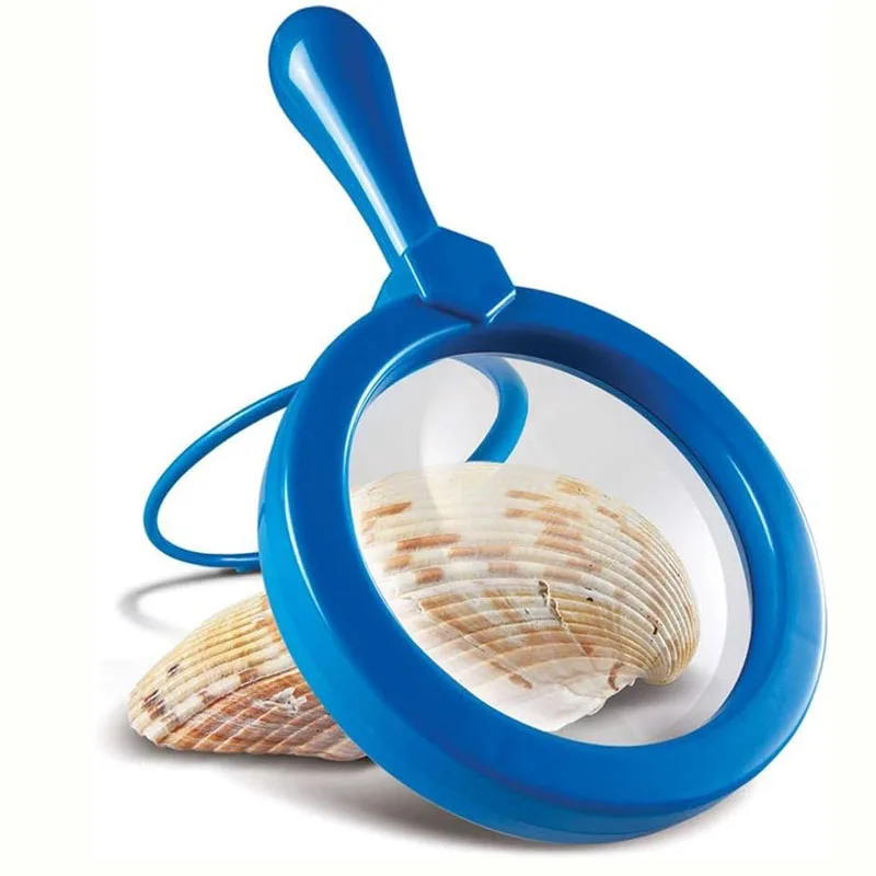 Jumbo Magnifying Glass Handheld Magnifier with Stand Exploration Play Reading Outdoor Observation Educational Toys For Kids