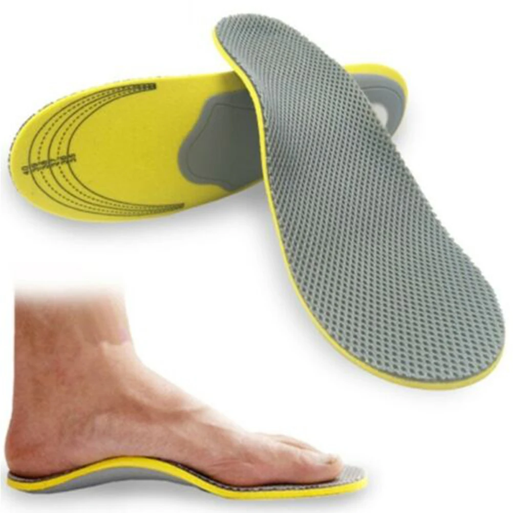 

Arch Support Insoles thotic Cushion Pads Shock Absorb Sweat Ventilation Reusable Washable Cuttable Grey for Men Women