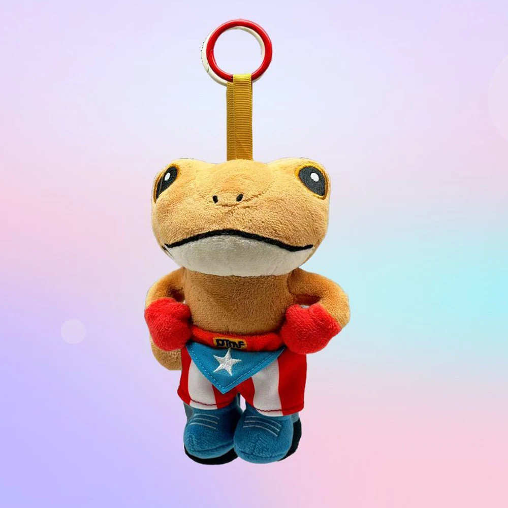 새로운 사포 콘초 배드 버니 플러시 귀여운 콘초 개구리 플러시 키체인 만화 가방 장식 인형 팬던트 장난감 팬들을 위한 크리스마스 선물