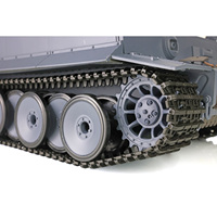 Heng Long RC Tank 3818 1/16 7.0 Plastic German Tiger I RTR Barrel Recoil BB Pellets Infrared Battle Smoke Effect RC Panzer Toys