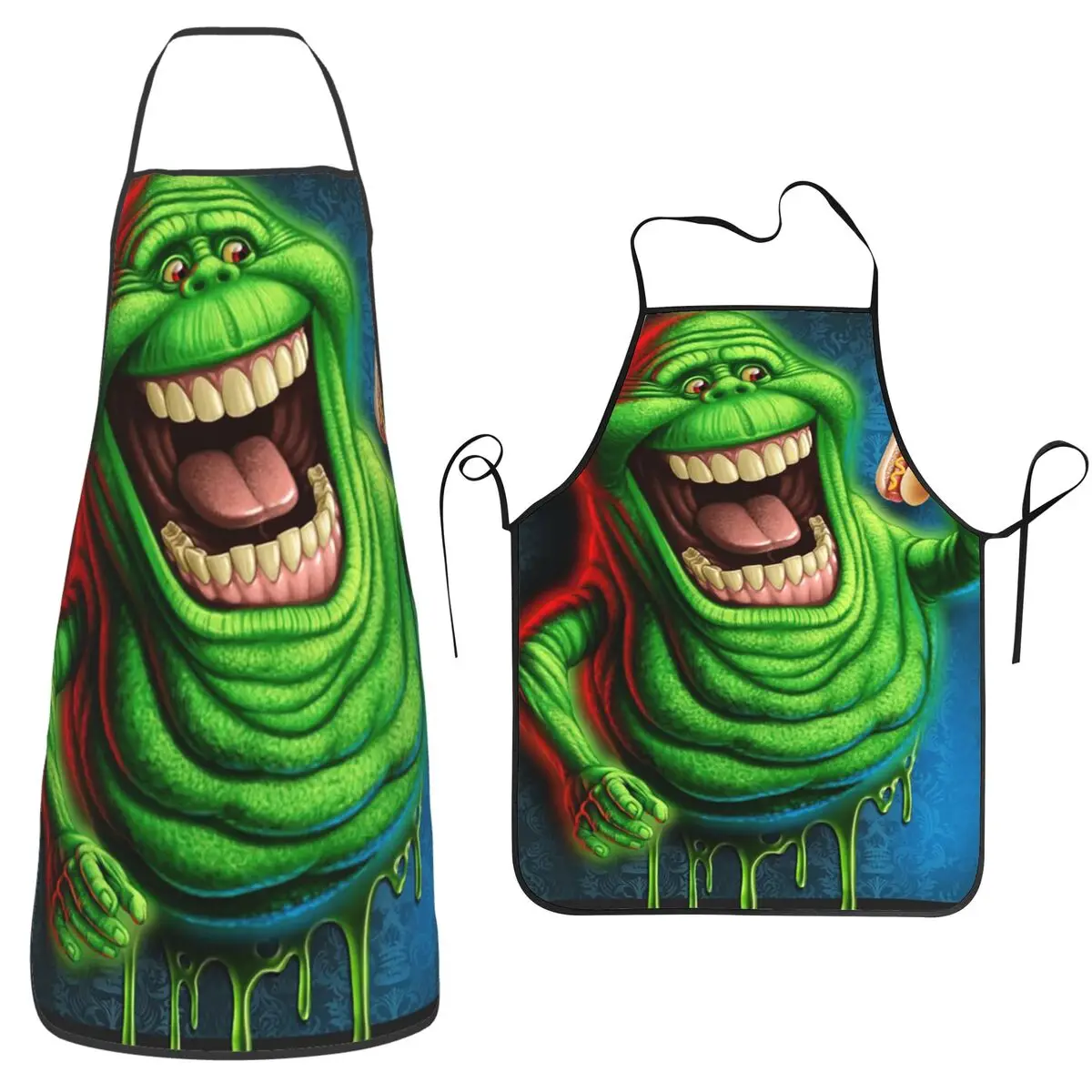 

Фартуки «Охотники за привидениями», тонкие фартуки для шеф-повара, приготовления пищи, кухни, Tablier, водонепроницаемый нагрудник для чистки кухни, сарафан для женщин и мужчин, садоводства