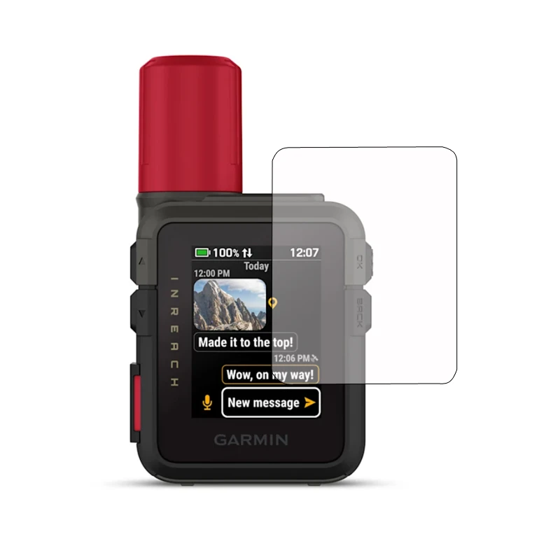 Protetor de tela macio em pet, 3 peças, película protetora para garmin inreach mini 3/mini3 plus, acessórios de comunicação SOS