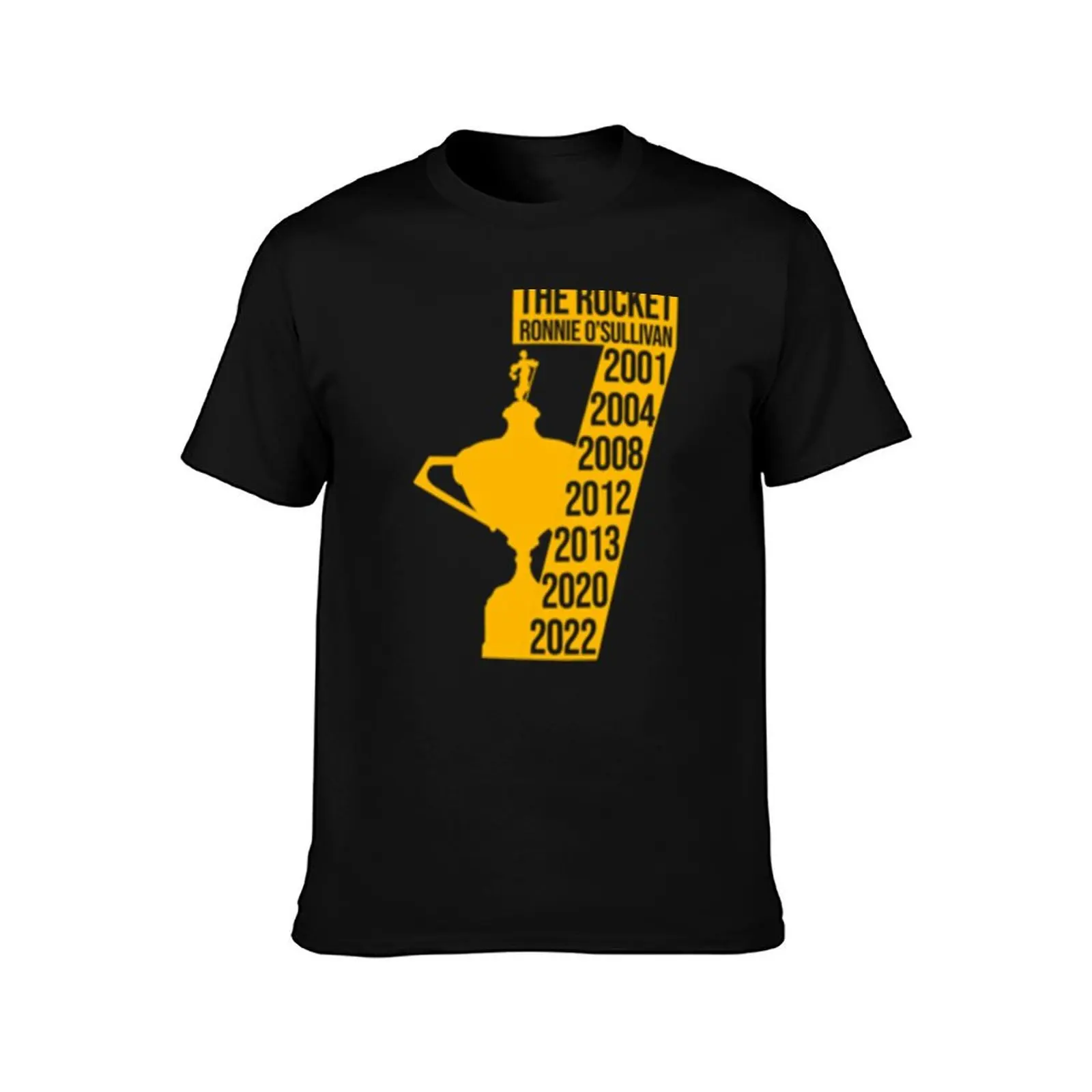 Ronnie O_Sullivan T-Shirt Summer Casual Cotton Tee Oversized Streetwear Tops Vintage Graphic Print Loose Fit Short Sleeve