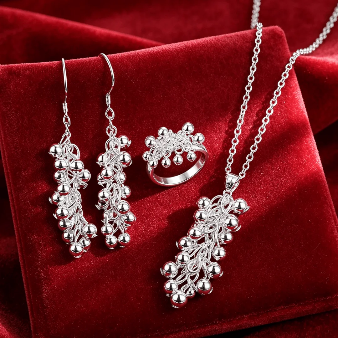 Women'S Affordable Accessories - Новый популярный набор украшений из серебра