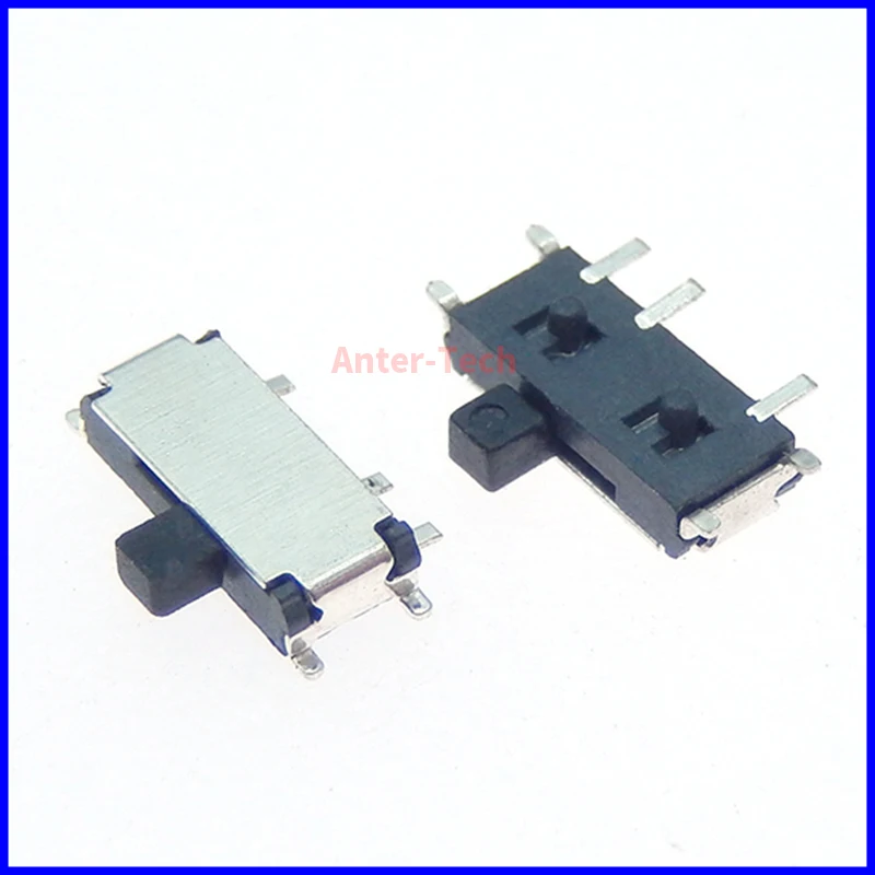 20PCS 7 Pin Mini Slide Switch On-OFF 2Position Micro Slide Toggle Switch 1P2T H=1.5MM Miniature Horizontal Slide Switch SMD