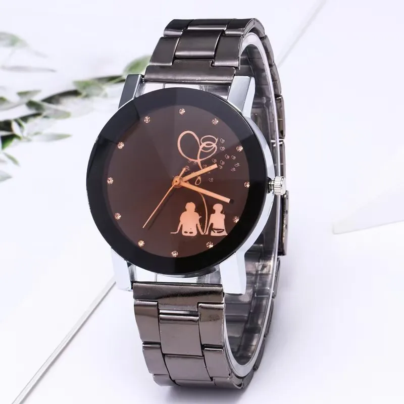 Fashion casual ladies quartz watch small dial steel strap vintage luxury watch ladies belt watch rhinestone calendar watch