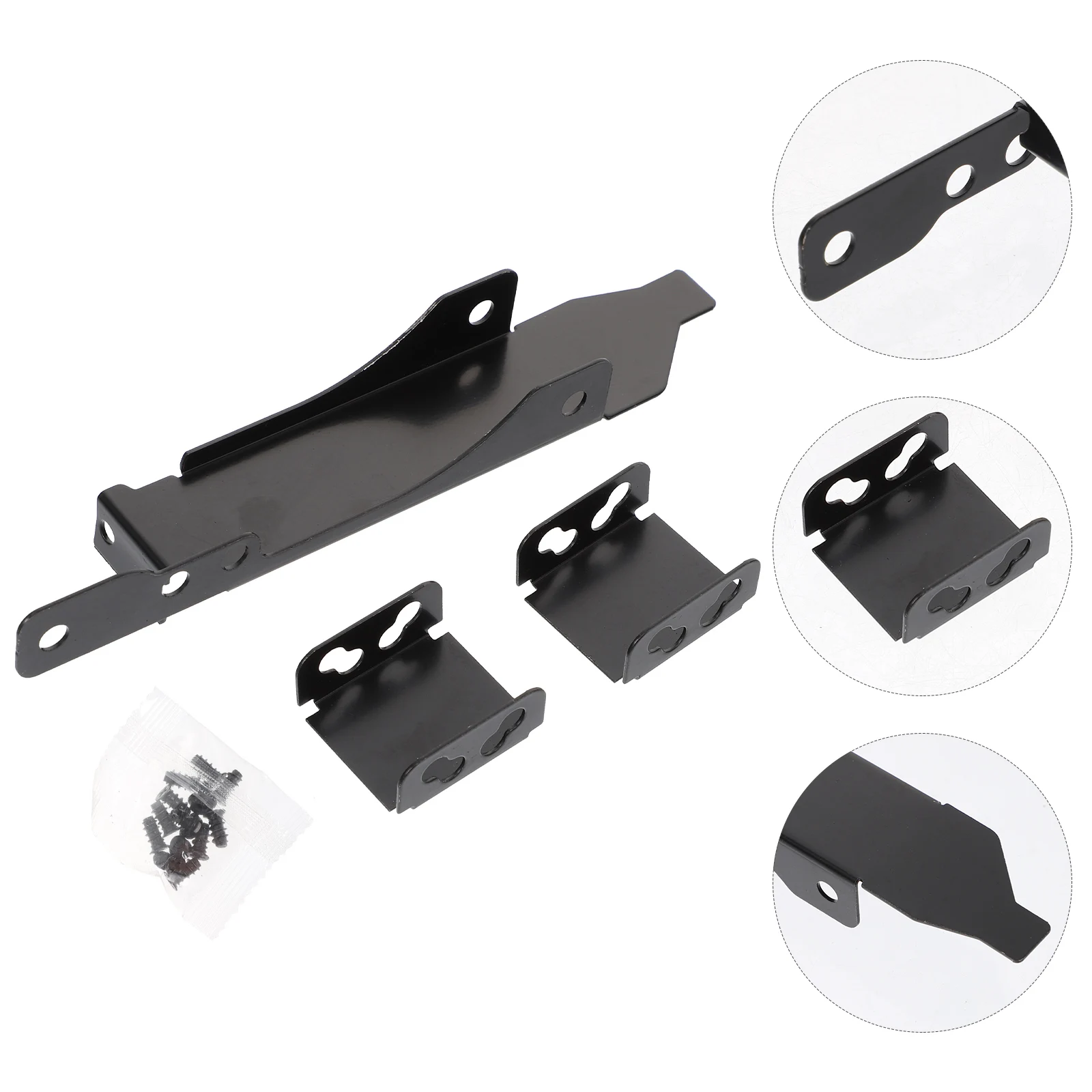 

Holder Mount Video Effective Fan Rack Fan Bracket PCI Slot Cover Computer Cooling Practical Radiator Kit for 8-9cm (Black)