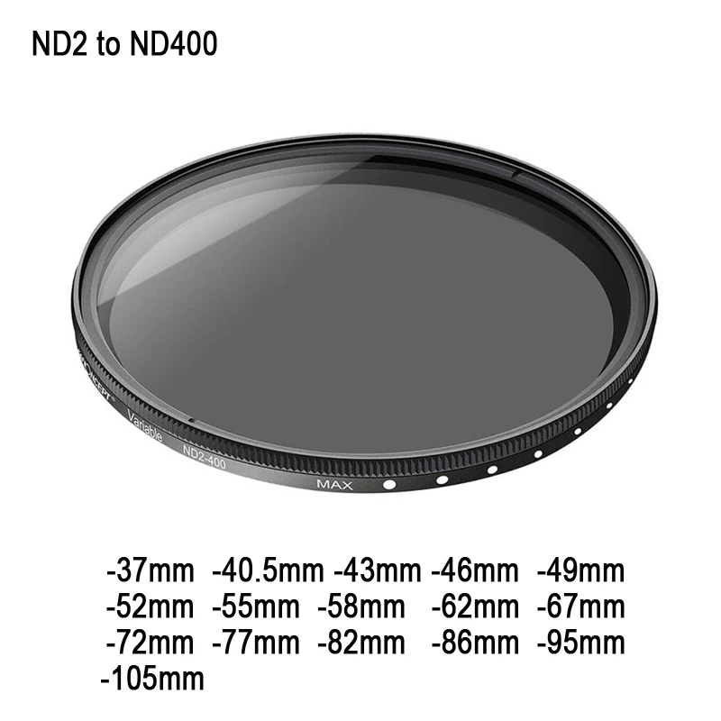 הנחתה מדויקת של מסנן ND 37-105 ממ לצלמים מקצועיים: מה שחשוב לדעת לפני קנייה
