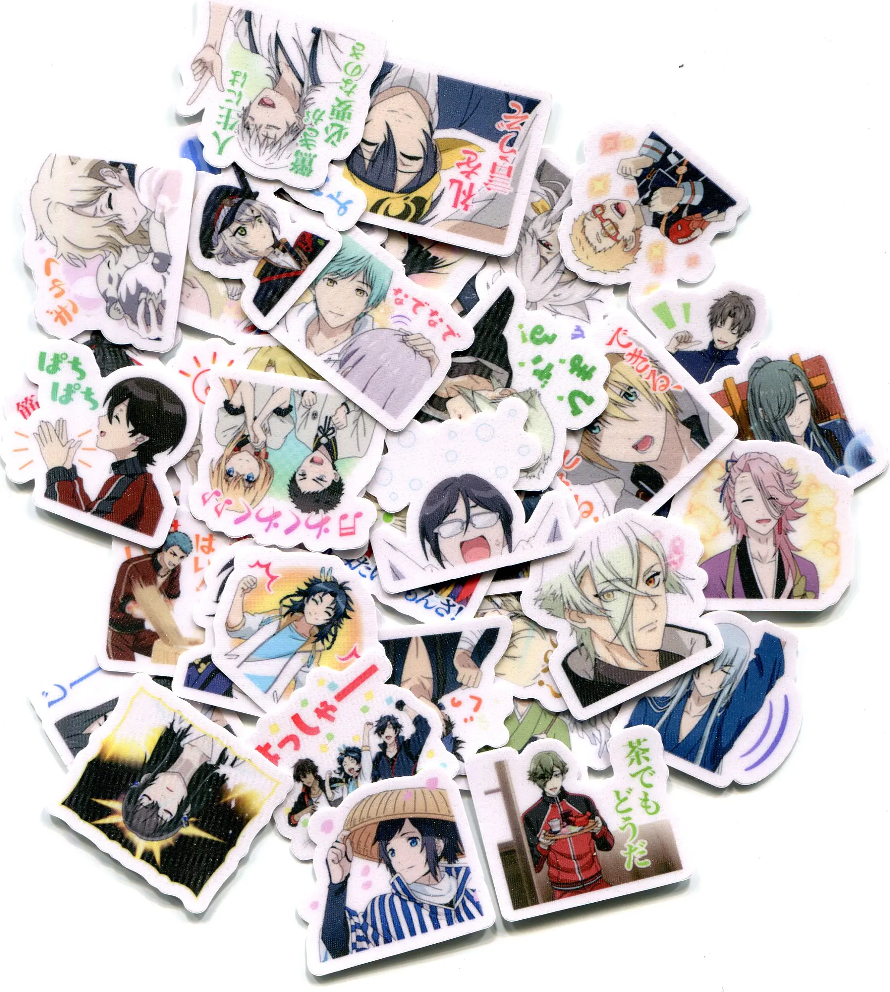 

40 шт./упаковка, наклейки на чашки Touken Ranbu OnlineZ 985 (3 см)