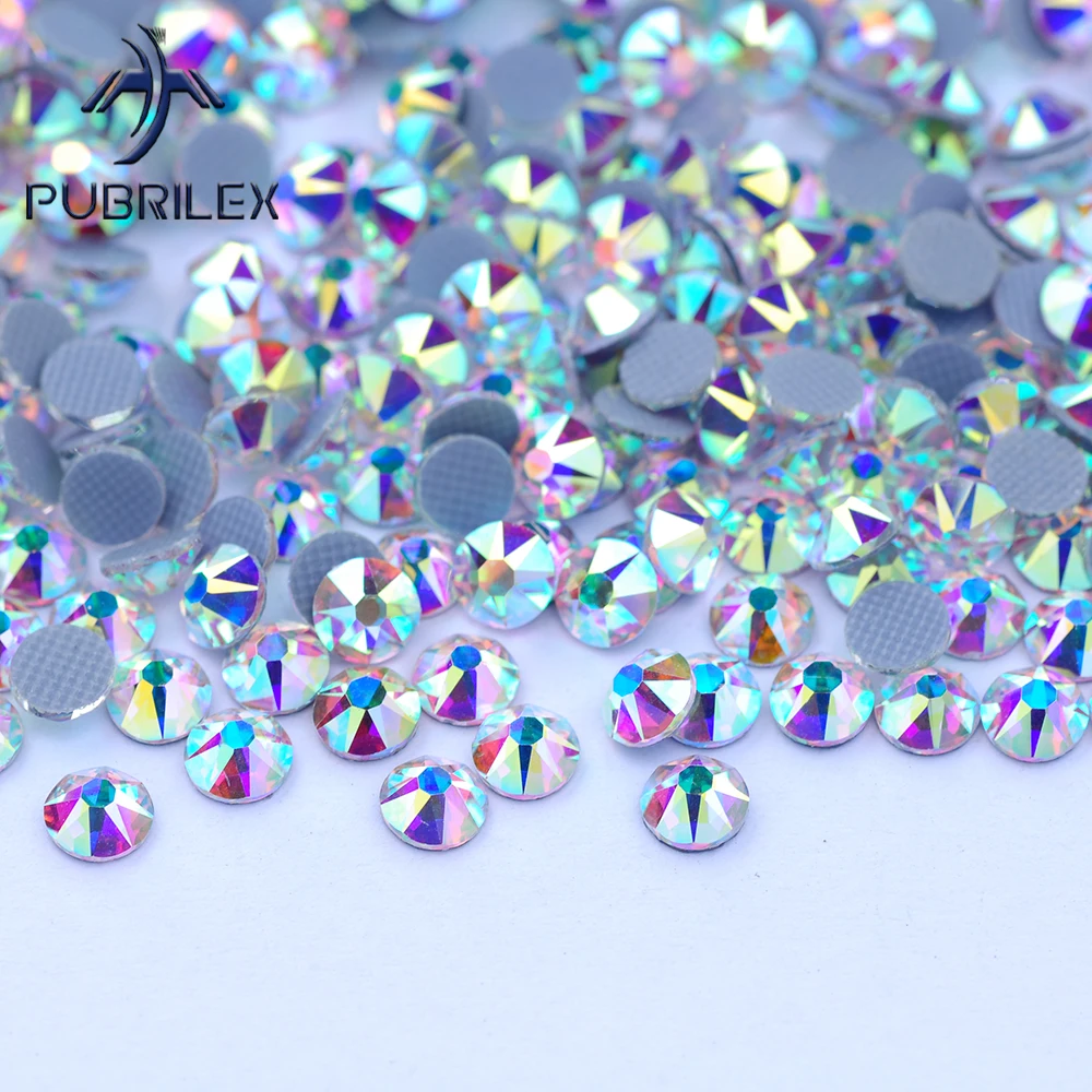 YANRUO 2088HF Diamante Element 8 big 8 Small Iron on Hotfix Tape Rhinestones For Clothing Crystals DIY Decoration Wedding Dress