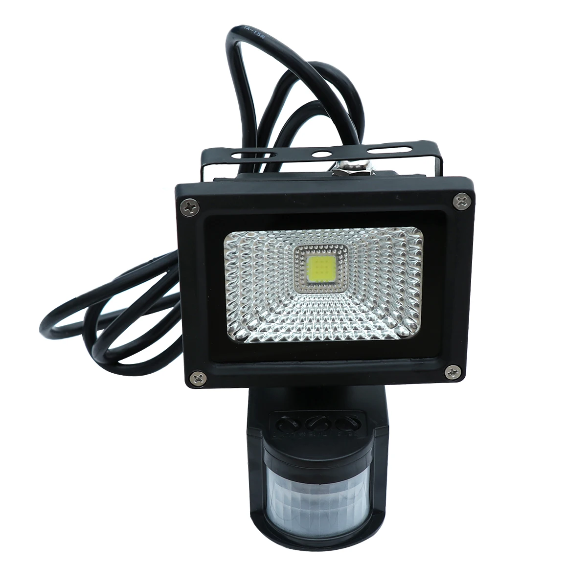 

Led 10W Waterproof Human Body Sensor Adjustable Angle Easy Install Energy Saving Long Use Time Indoor Outdoor