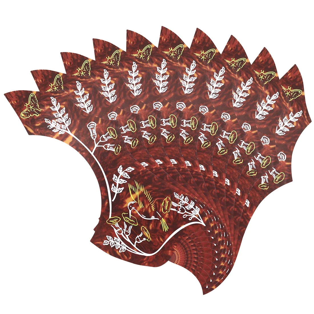 10 قطعة 39/41 بوصة حراس الغيتار الصوتية المضادة للخدش الحرس المطبوعة العالمي مع لاصق دعم الحرس أجزاء الغيتار #1