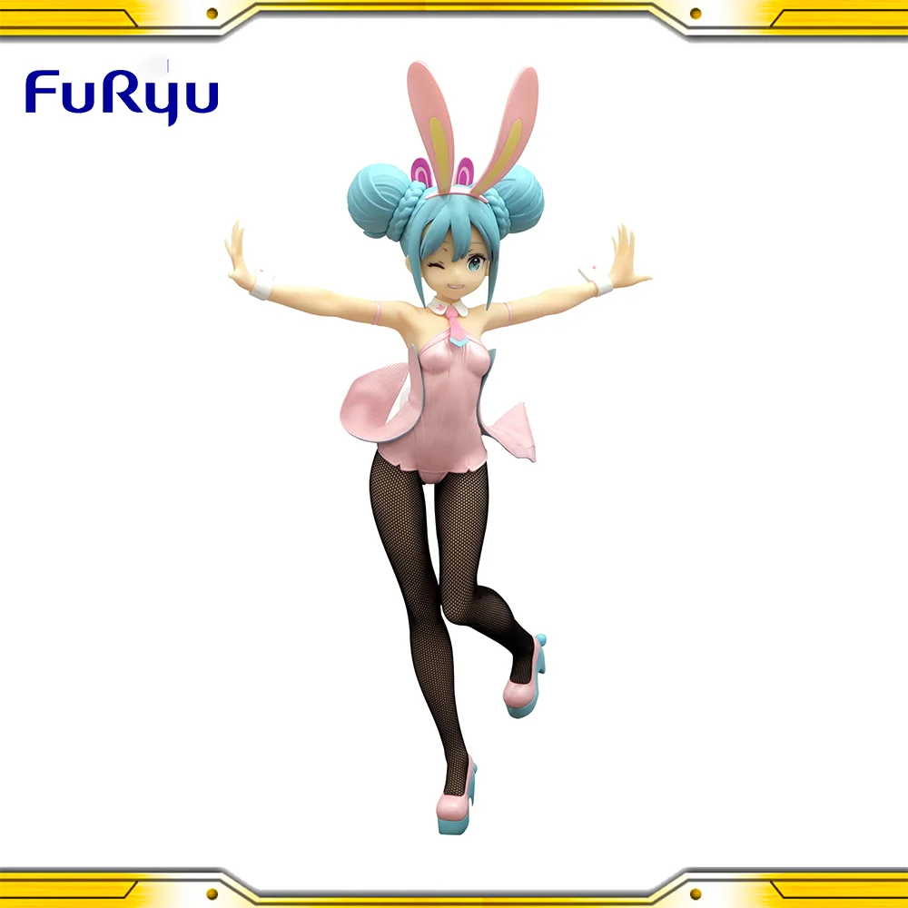 在庫オリジナル風流ボーカロイド初音ミクバニーガールパールパウダー-pvc-アニメアクションフィギュア模型玩具グッズギフト