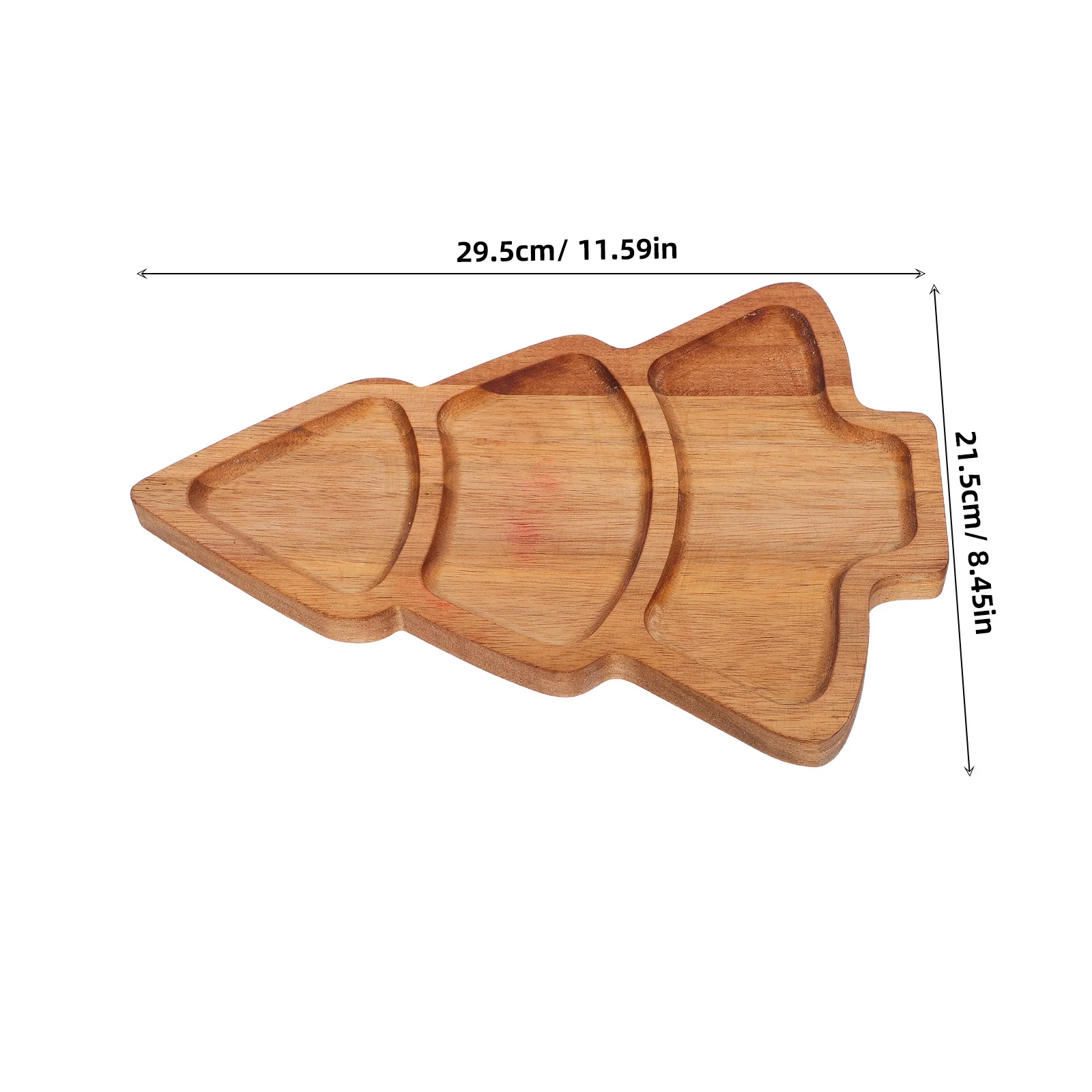 طبق شجرة عيد الميلاد الخشبي بتصميم فريد من نوعه طبق خشب السنط صينية تقديم احتفالية لتجمعات العطلات ومستلزمات حفلات عيد الميلاد