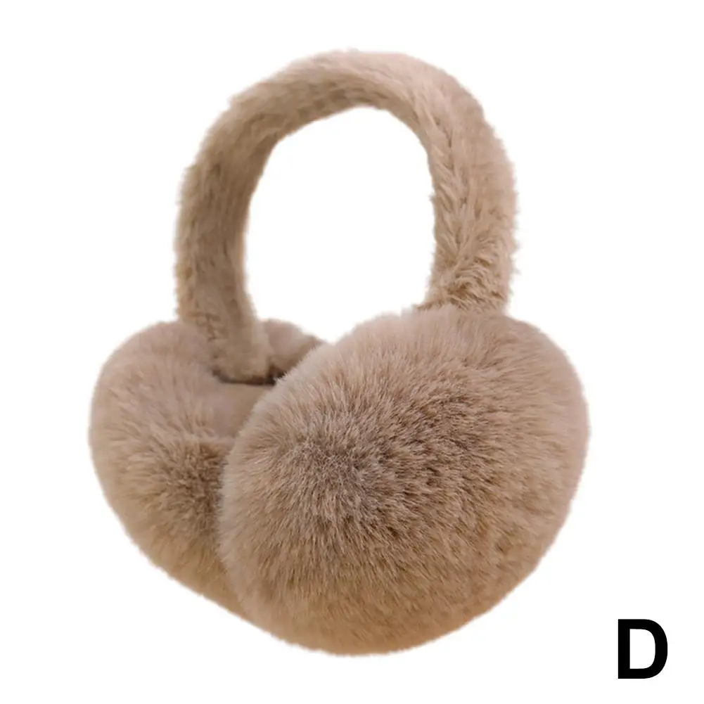 Orejeras para invierno, bonitos bolsos cálidos de felpa para invierno, gorros anticongelantes para las orejas, protección contra el frío para